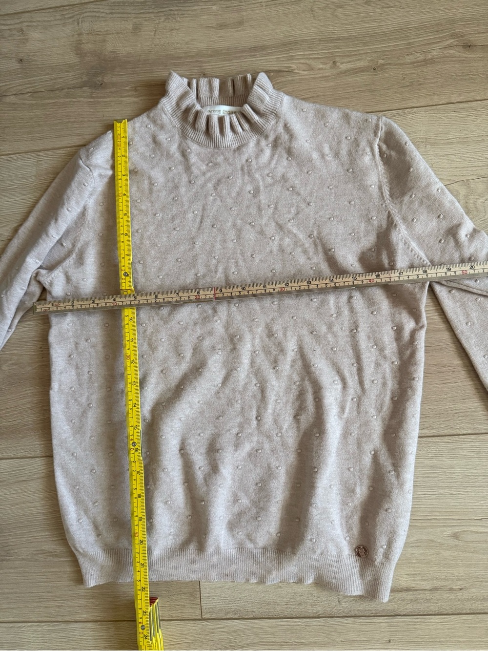 Light tan  Mock Neck Sweater